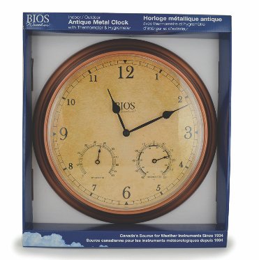BIOS - Weather 3-in-1 Outdoor Clock - Relaxacare