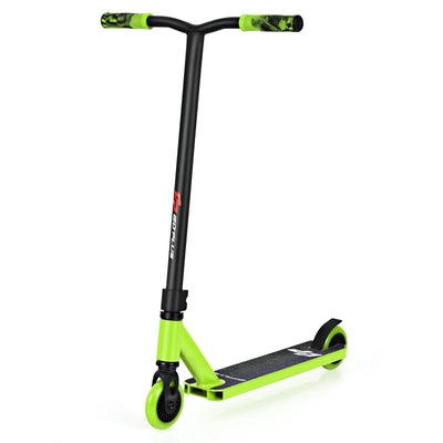 Boys Girls High End Pro Stunt Scooter Trick Scooter with ABEC-9 Bearings -Green - Relaxacare