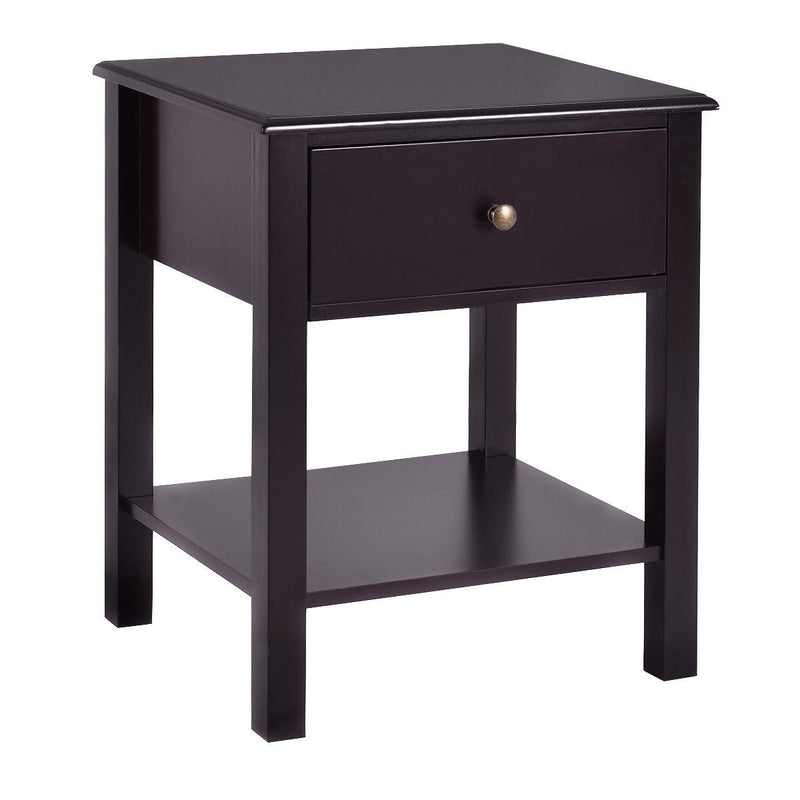 Brown Nightstand End Table - Relaxacare