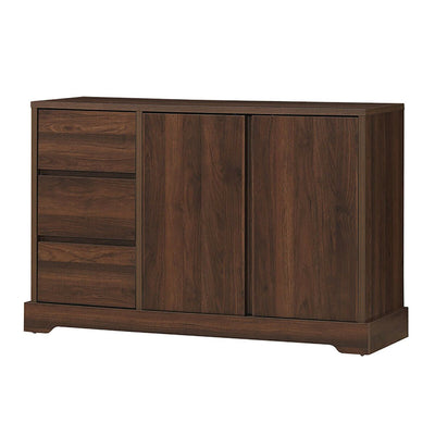 Buffet Sideboard Storage Console Table with 3 Drawers and 2-Door Cabinets - Relaxacare