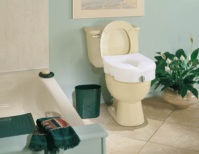 CAREX - E-Z Lock Raised Toilet Seat - Relaxacare
