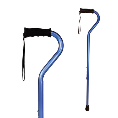 CAREX - Ergo Offset Cane - Blue Matte - Relaxacare