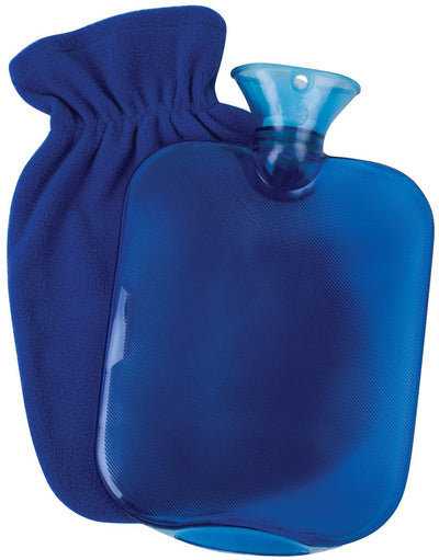 CAREX - Hot Water Bottle with Fleece Cover - Relaxacare