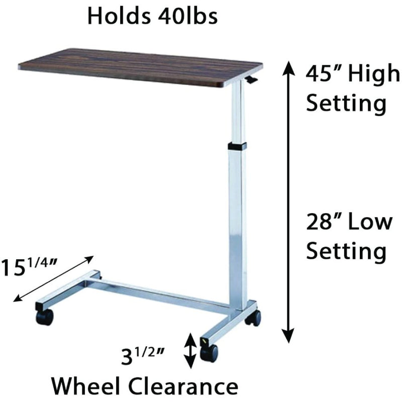 CAREX - Roscoe Overbed Table non-tilt - Relaxacare