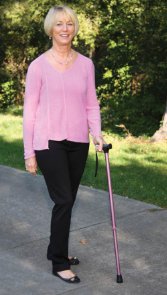 CAREX - Soft Grip Cane - Pink - Relaxacare