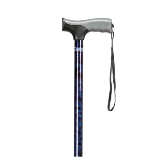 CAREX - Soft Grip Designer Cane - Blue - Relaxacare