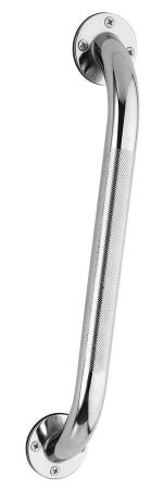 CAREX - Textured Wall Grab Bar Chrome - Relaxacare