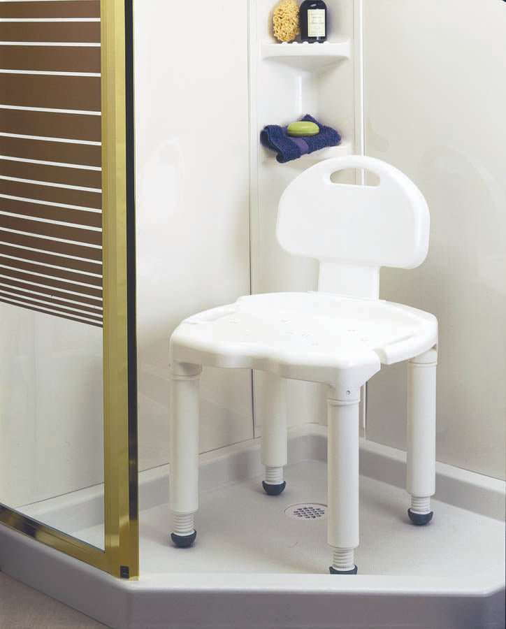 CAREX - Universal Bath Seat with Back - Relaxacare