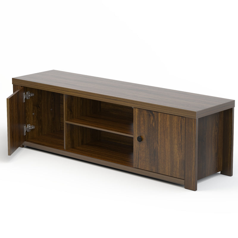 Classic Style TV Console Cabinet for 65-Inch TV with 2 Cable Management Holes - Relaxacare