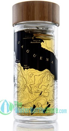 Clearance - AQUAOVO THERM-O NATUR(A) 500 ML (16OZ) ECO-THERMAL GLASS BOTTLE - Relaxacare