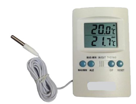 Clearance - Bios Indoor / Outdoor Thermometer, Fridge / Freezer Thermometer Digital (Max/Min) - Relaxacare