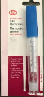 Clearance - Life Brand Glass Thermometer - Relaxacare