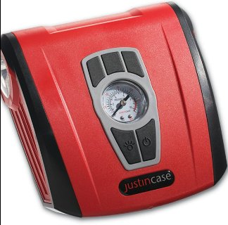 Clearance -Open Box- Justin Case Lite Series 12 Volt Tire Inflator Premium - Relaxacare
