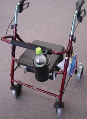 Clearance - Open Box - Liquid Caddy Beverage Holder for Rollator - Relaxacare