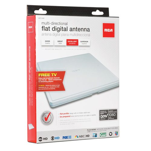 Clearance - Open Box - RCA - Multi-Directional Flat Digital Antenna - Relaxacare