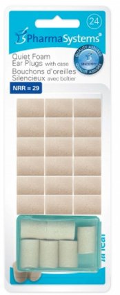 Clearance - PharmaSystems EAR PLUGS QUIET FOAM TAN 24 - Relaxacare