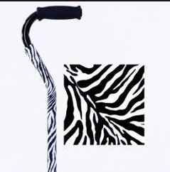 Clearance - Sky Med Cane Cover - Zebra Print - Relaxacare