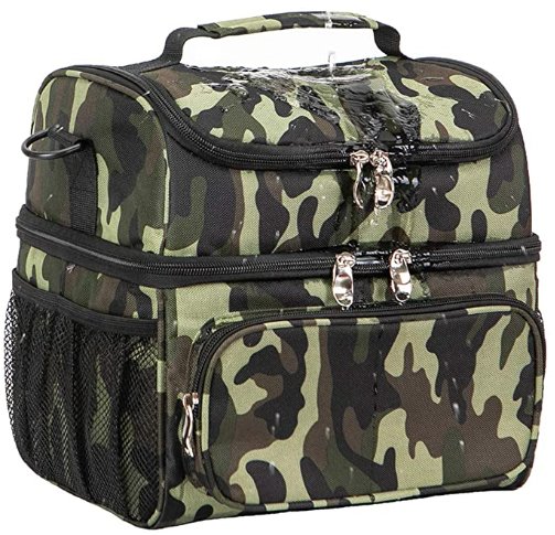 Clearance - Xiamen Tawa Insulated Camouflage Lunch Bag - Relaxacare