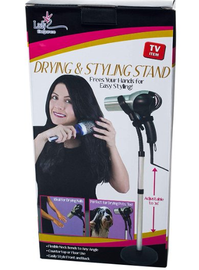 Clearence -Open Box- Lady Elegance Hands Free Hair Drying and Styling Stand - Relaxacare
