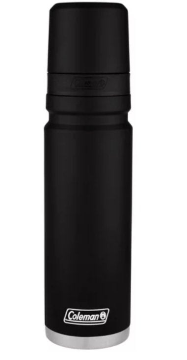 Coleman - 3Sixty Pour Vacuum Insulated Stainless Steel Thermal Bottle 24oz/700mL Black- BPA Free - Relaxacare