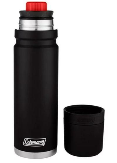 Coleman - 3Sixty Pour Vacuum Insulated Stainless Steel Thermal Bottle 24oz/700mL Black- BPA Free - Relaxacare