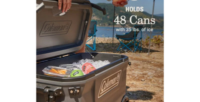 Coleman - Convoy Series 65-Quart Cooler With Wheels - Relaxacare