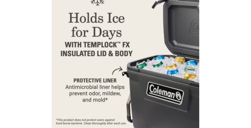 Coleman - Convoy Series 65-Quart Cooler With Wheels - Relaxacare