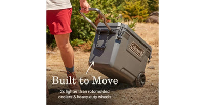 Coleman - Convoy Series 65-Quart Cooler With Wheels - Relaxacare