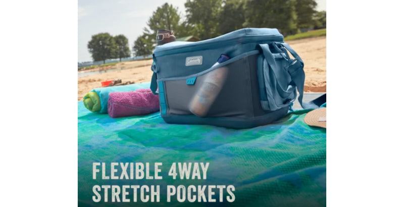 Coleman - SPORTFLEX 30-Can Soft Cooler Backpack, Ocean - Relaxacare