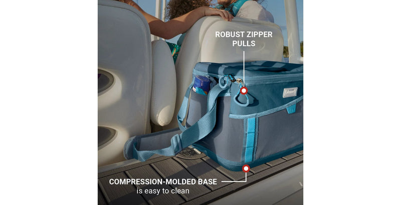 Coleman - SPORTFLEX 30-Can Soft Cooler Backpack, Ocean - Relaxacare