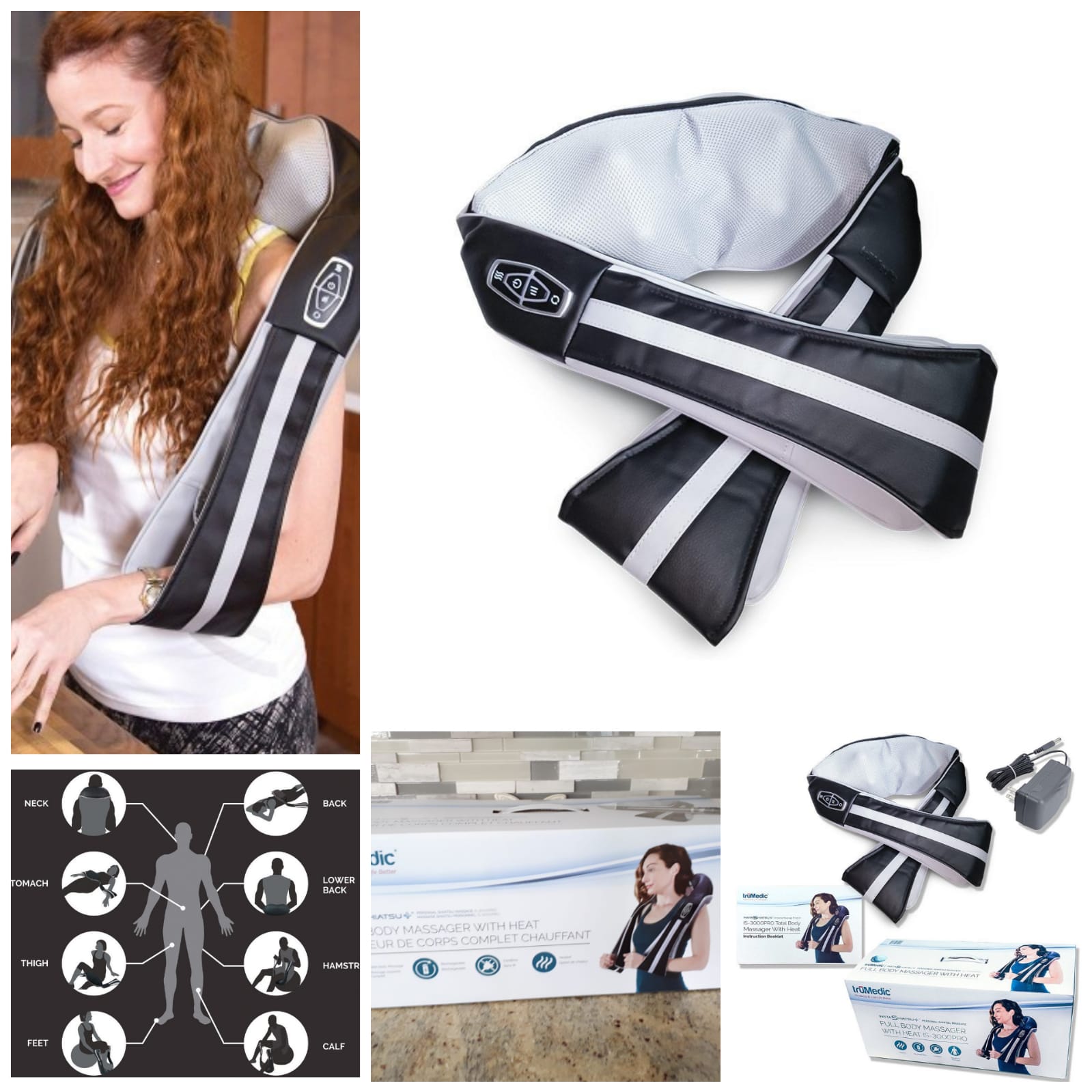 Christmas Sale - truMedic is-3000 PRO Neck Massager with Heat - Cheaper  Than