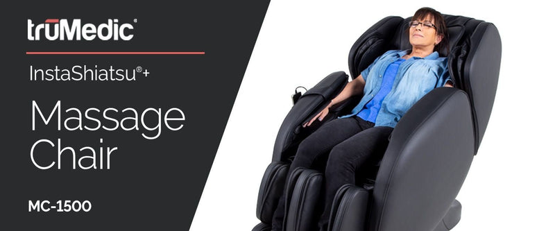 Combo Package x2 TruMedic MC-1500 Massage Chairs with L track - Relaxacare