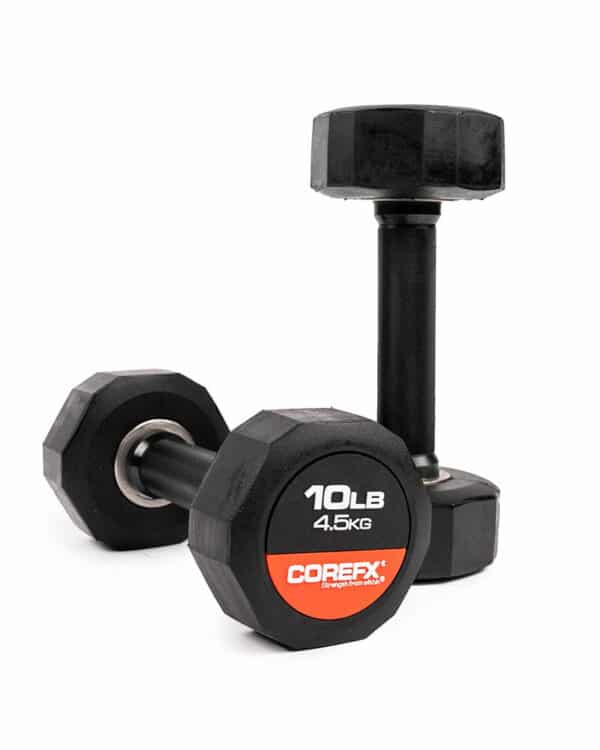 COREFX - Rubber Dumbbells - Relaxacare