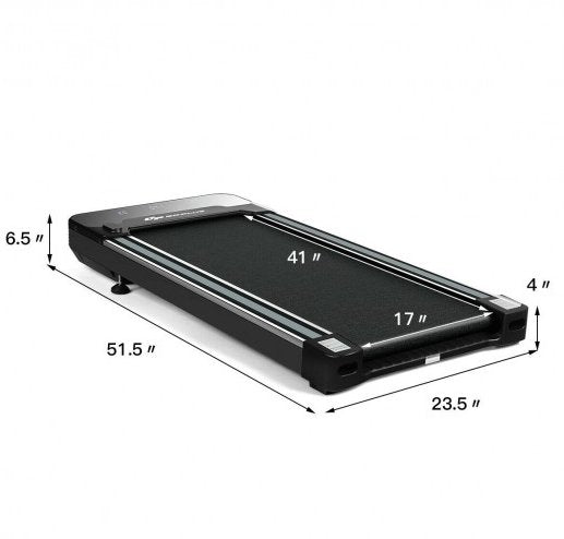 COSTWAY - 1 HP Electric Walking Treadmill with Touchable LED Display and Wireless Remote Control - Relaxacare