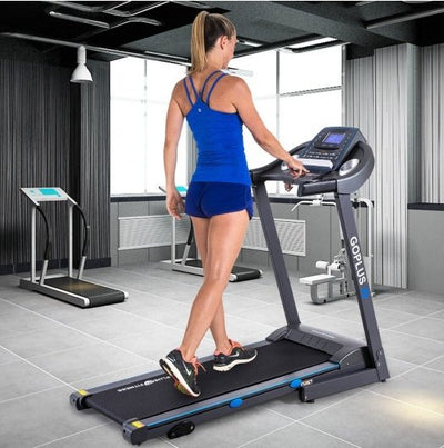 COSTWAY - 2.25 HP Folding Electric Motorized Power Running Fitness Machine - Relaxacare