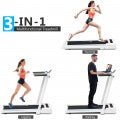 COSTWAY - 2.25HP 3-in-1 Folding Treadmill with Table Speaker Remote Control - Relaxacare