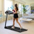 COSTWAY - 2.25HP Electric Folding Treadmill with HD LED Display and APP Control Speaker - Relaxacare