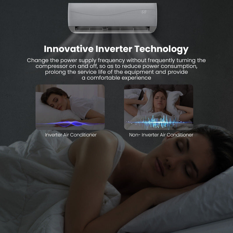 Costway-23000BTU Mini Split Air Conditioner and Heater - Relaxacare