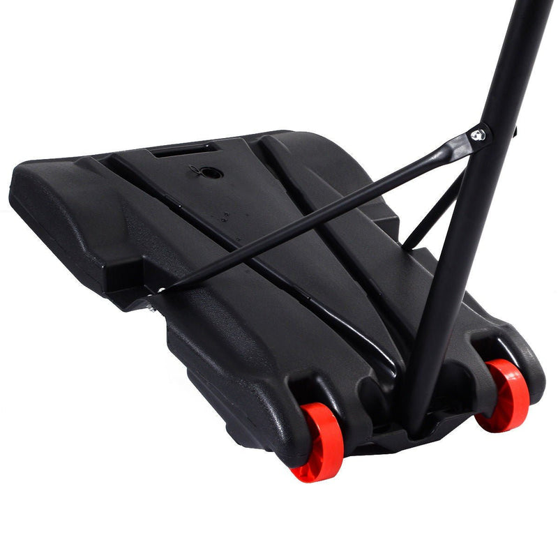 Costway-Adjustable Basketball Hoop System Stand with Wheels - Relaxacare