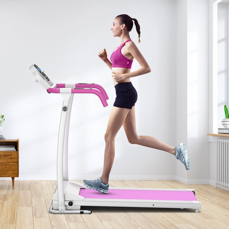 COSTWAY - Compact Electric Folding Running and Fitness Treadmill with LED Display - Relaxacare