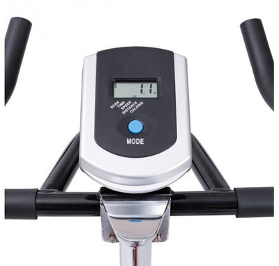 COSTWAY - Indoor Fixed Aerobic Fitness Exercise Bicycle with Flywheel and LCD Display - Relaxacare