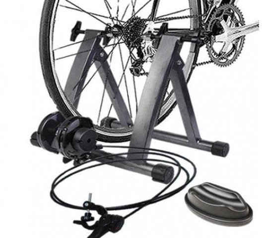 Costway magnetic indoor bicycle bike trainer exercise stand 5 levels of resistance deals