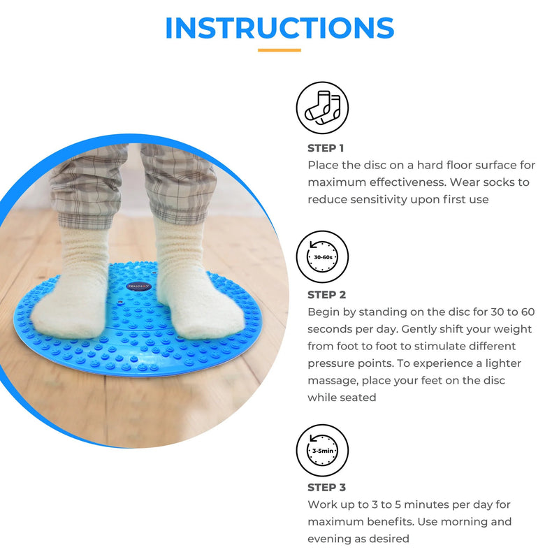 DAIWA - Acupressure Disc Reflexology Mat with Magnetic Therapy - Relaxacare