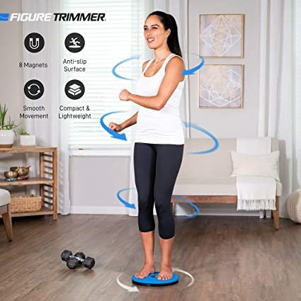 Daiwa - Figure Trimmer Ab Twister Board for Exercise Waist Twisting Disc Acupressure Nodes - Relaxacare