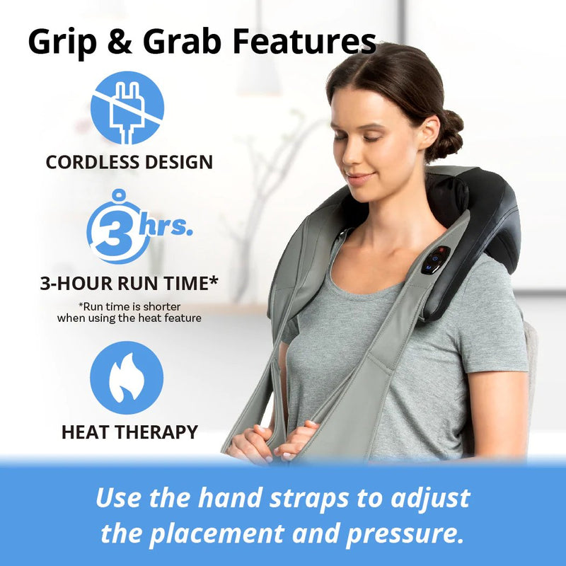 Daiwa - Grip and Grab Neck Rub Cordless Massager - Relaxacare