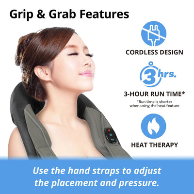 Daiwa - Grip and Grab Neck Rub Cordless Massager - Relaxacare