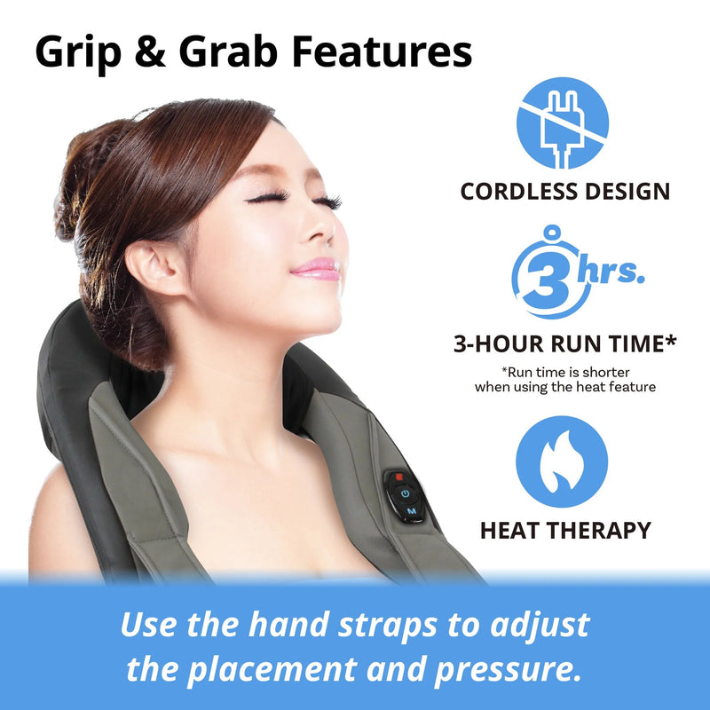 Daiwa - Grip and Grab Neck Rub Cordless Massager - Relaxacare