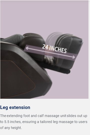 DAIWA - Olympia L Track Massage Chair - Relaxacare