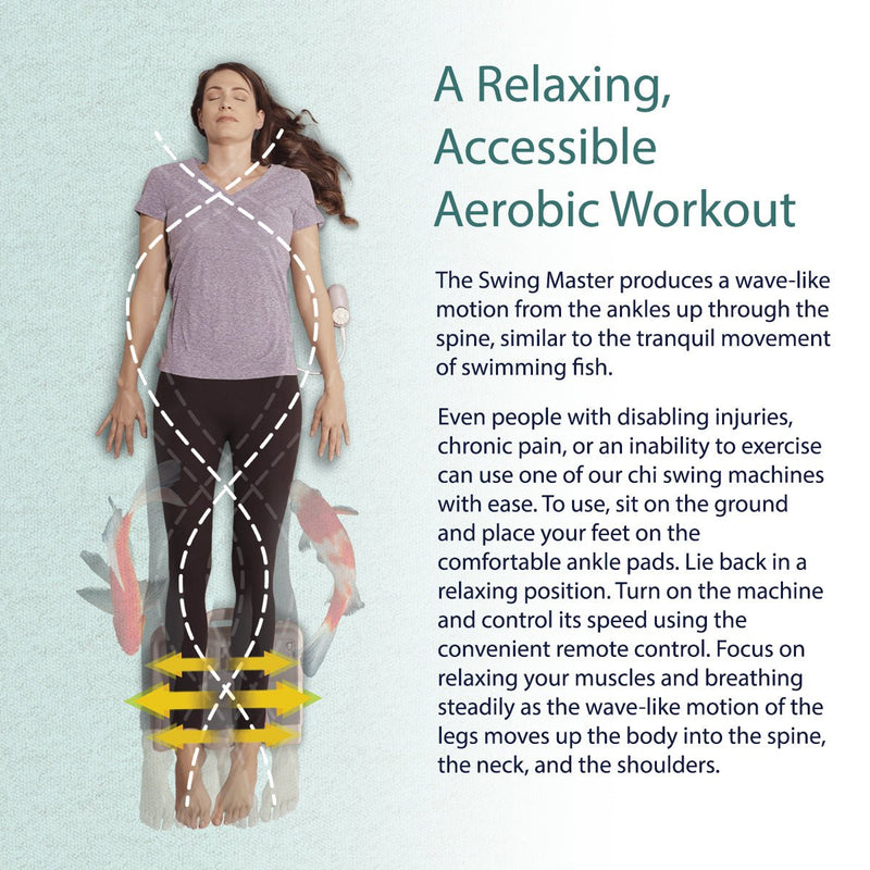 DAIWA - Original Chi Swing Machine Passive Aerobic Exerciser Swing Master - Relaxacare