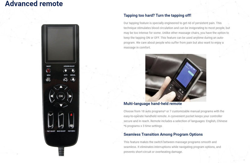 DAIWA - Solace Massage Chair - Relaxacare